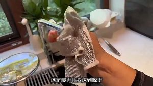 Kain Lap Kawat Pembersih Noda Wajan Kompor Cuci Piring Serbet Penggosok Serbaguna Isi 5 Dan 10 Pcs
