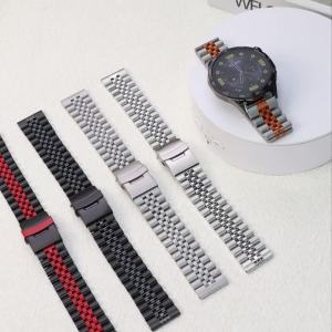 22mm Watch Band For Xiaomi Watch S4 S3 S2 S1 Huawei Watch 5 4 3 GT5 GT4 46mm Stainless Steel Metal Strap For Amazfit GTR 4 3 2e