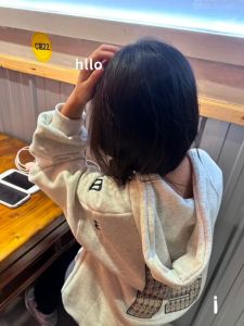 American High Street Lazy Style Embroidered Hoodie Womens Autumn Winter Thickened Fleece Outerwear Couples Niche Design Coat