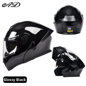 AD | Electric Motorcycle Certified Flip-Up Helmet
