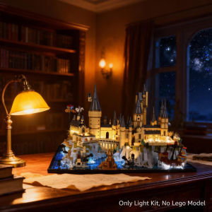 Kyglaring LED Light Kit Suitable for Lego 76419 Harry Potter Hogwarts Building Blocks Decorative Lamp Not Include Lego Building