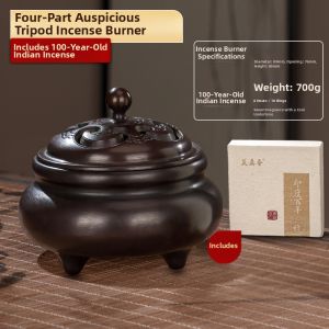 MEIZHENXIANG | Su Style Four Harmony Incense Burner Pure Copper