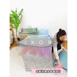 Clothes Storage Bag Clothes Organizer with Zipper Waterproof Storage Blanket Bag 100/140/180L/200L