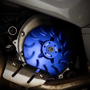 Kipas Fan Magnet Aluminium Cnc Luigy Blue Vespa Sprint Primavera Lx S Lxv Gts
