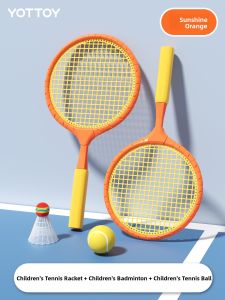 yottoy | Childrens Badminton Racket Set 2-5 Years Old Educational Toy Sports Parent-Child Interaction