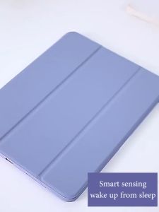 ipad case air4 10.9 9th 8th 7th 10.2 pro11 2021 mini6 2020 pro 10.5 pro9.7 air321 Acrylic Hard Back With Clear Pencil Holder And DIY Stickers Auto Sleep/Wake ipad cover