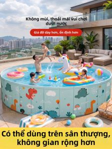 CHEORLIAN | Bể Bơi Dạng Phao Gấp Lớn cho Trẻ Em