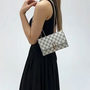 กระเป๋าสะพายไหล่ สะพายข้าง อเนกประสงค์ สายสะพายโซ่ สไตล์เกาหลี แฟชั่นมาใหม่