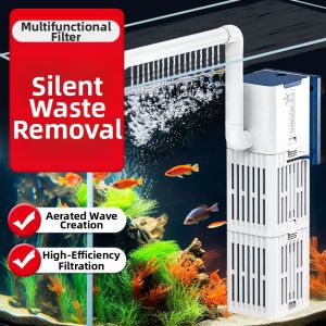 Sunsun | Water Purification & Circulation Filter with Built-in Aeration Pump for Small Aquariums