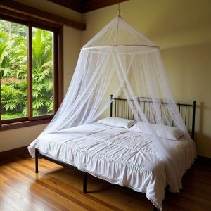 Màn Chống Muỗi Treo Kiểu Cửa Đôi Mã Hóa Công Chúa