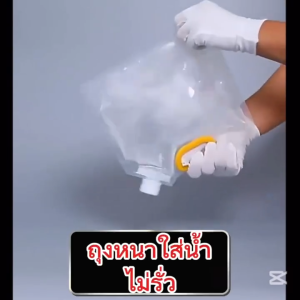 ถุงแกลลอน ฝาใหญ่ ถุงหิ้วมีหลายขนาดใช้ซ้ำได้ ถุงแกลลอนแบบพกพา ถุงใส่ของเหลวธัญพืชปลอดภัยเกรดอาหาร