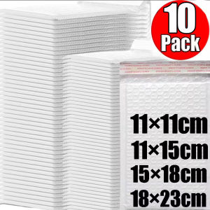 10 cái bong bóng phong bì túi không thấm nước bọt bưu phẩm bong bóng vận chuyển Ví dạng bì thư Nhựa Tự dán kín túi du lịch 11/15/18/23cm