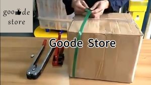 เครื่องรัดกล่อง เครื่องแพ็คกล่อง เครื่องรัดสายรัดเหล็กพลาสติกPET เครื่องรัดสายแบบมือโยก เครื่องแพ็คของ เครื่องรัดของ เครื่องรัดกล่องแบบมือโยก + กิ๊บรัด Strapping Tools Set