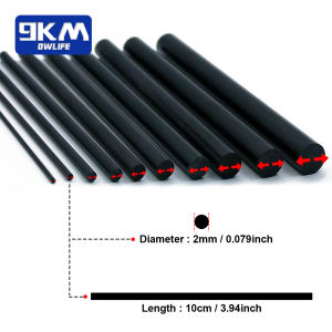 3Pcs Fishing Rod Repair Kit Carbon Fiber Sticks Pole Building Kit Wrapping Thread Saltwater Freshwater Spinning Casting Rod Ste