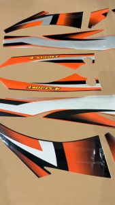 Striping Sticker Yamaha Jupiter Z 2003 Oren Oranye Fullset