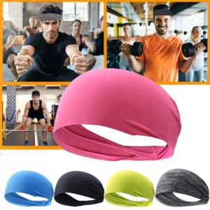 Bandana Olahraga Pria Wanita Elastis Anti Gerah Polos Warna Sport Breathable Haeadband JCIK177
