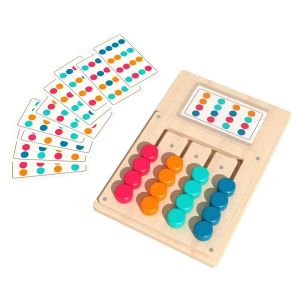 Montessori Wooden Color Shape Matching Cognition Learning Game Board Toys Early Education Children Brain Logic Thinking Develop