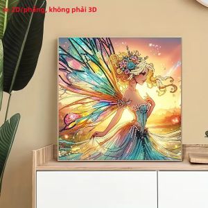 Bộ Tranh Kim Cương 1 Mảnh Họa Tiết Nhân Vật Hoạt Hình 2D Phẳng Kim Cương Tròn & Hình Dạng Đặc Biệt Không Khung Trên Vải Bố Dành Cho Người Lớn Quà Tặng Cho Người Mới Bắt Đầu