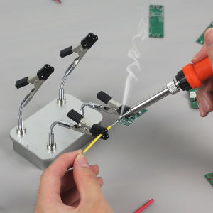 NEWACALOX Tay Trợ Hàn 4 Khớp Nối Từ Tính Đa Năng Kẹp PCB Linh Hoạt Dụng Cụ Hỗ Trợ Hàn Dụng Cụ Sửa Chữa Tay Thứ Ba Cho Máy Hàn Điện