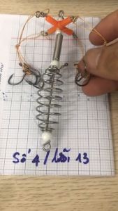 LANCER CÓ LƯỠI LỬNG TREO CHỮ T CÂU CÁ MÈ CHÉP TRÔI - LĂNG XÊ CÂU CÁ MÈ - LÒ XO CHỮ THẬP