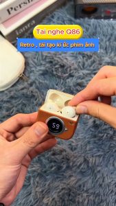 Tai Nghe Bluetooth Q86  Kết Nối Nhanh  Tiện Lợi  Âm Thanh Sống Động  Thiết Kế Mini Gọn Nhẹ Đeo Thoải Mái Cả Ngày