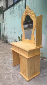 BỘ BÀN TRANG ĐIỂM GỔ THÔNG CAO CẤP.