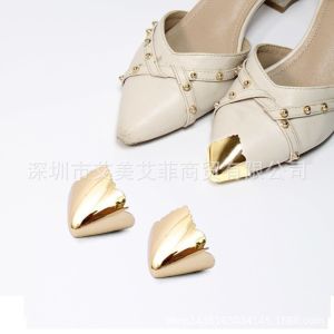 Metallic Shoe Cap Protection Decoration Maintenance Conceal High Heels Toe Cover Sharp Point Wear Repair Magic Tool