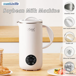 JustLiving 1PC 600/800/1000ml Wall Breaker Blender Breaking Machine Soy Milk Maker Soya Bean Machine Juicer Blender Mini Por Home Automatic Multifunctional No Cook No Filter Mini Wall Breaker