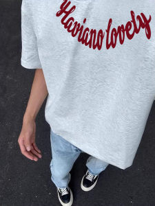 PAZHAOLANG | Plus Size 300LBS Letter Print Oversized T-Shirt
