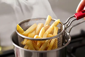 Panci Multifungsi 4 in 1 Multi Deep Fryer Set / Penggorengan Stainles Steel Saringan Capitan Klip