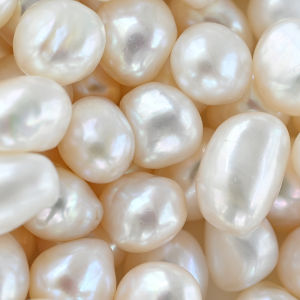 High Quality Natural Non-Nuclear Double Display Baroque Pearl Particles Full and Shiny the Surface Is Very Clean
