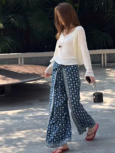 DANTING | Stylish Loose Printed Palazzo Pants Women Summer