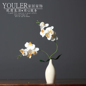 Decorative Photography Props Faux Orchid Small Pot Plant