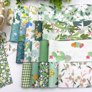 Cotton Craft Fabric Cloths Sewing Scrapbook Artcraft Fabric Textile Patchwork 40Pcs Handicraft Quilting Needlework Handmade DIY
