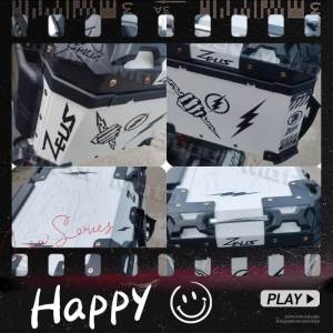 Motorcycle Helmet Sticker ZEUS Logo Decal Visor Windshield Glass Side Box Pads Tail Luggage Case Sticker Waterproof Racing Accessories For Honda Ducati BMW KTM Benelli Yamaha Kawasaki Suzuki Stickers