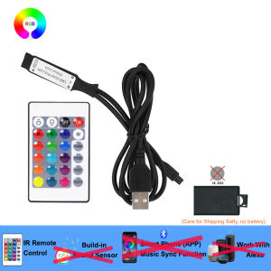 Rgb Lighting Controller 5V 4Pin RGB Led Controller RGB Led Lights Controller Remote USB Smart Controller RGB Color Changing