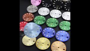 Sunburst SUB Watch Dial 28.5mm Watch Dial High Quality Luminous Watch Faces For NH35 NH36 4R 7S Movement SUB NH35 Case