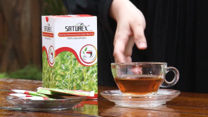 Trà túi lọc thảo mộc thanh lọc detox giảm cân thải mỡ Saturex - Hộp 30 gói x 2gr