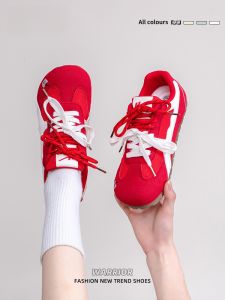 Warrior | Womens Retro Red Casual Sneakers Breathable Soft Sole