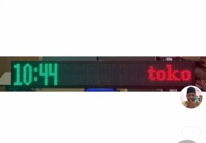 JAM SHOLAT IQOMAH DIGITAL JWS004-SP 133x21x5cm AWET BERGARANSI HIGH QUALITY SETTING HP DAN ADA VIDEO PANDUAN