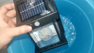 LIVING HOME Lampu Solar Lampu Solar Model Rumah Lampu SolarTenaga Surya Lampu Solar Panel Otomatis  Lampu Solar Cell Outdoor