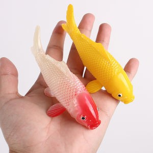 PVC Soft Rubber Simulation Koi Pendant Mini Simulation Small Carp Goldfish Small Fish Model Keychain Pendant