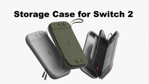 HAGIBIS BG10 Switch 2 Storage Case & Protective Carrying Bag | Hard EVA Shell with 900D Oxford Fabric 10 Game Card Slots Soft Inner Lining Travel Portable Cover for Nintendo Switch 2