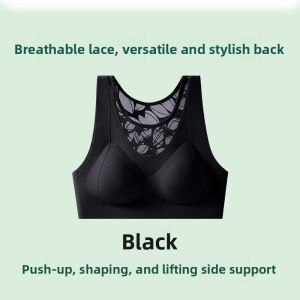 High-Intensity Sports Bra Womens Running Fitness Gym One-Piece Fixed Cup Seamless Bra Anti-Shock Anti-Sagging Autumn Winter