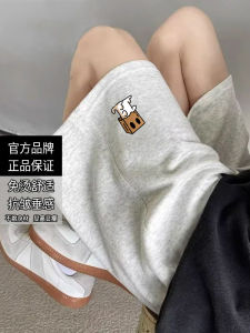 กางเกงขาสั้นทรงตรงลำลองสำหรับผู้ชาย ทรงหลวม สไตล์อเมริกัน สวมใส่สบาย ฤดูร้อน 2025 กางเกงขาสั้นห้าส่วนสำหรับผู้ชาย