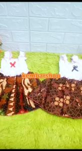kembarshop - dress baju bayi perempuan cewek 0-12bulan super cute batik motif random
