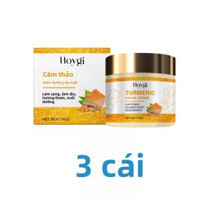 Kem Dưỡng Da Mặt Hoygi Nghệ 50g Kem Vitamin C Dành Cho Da Khô Nhạy Cảm Làm Sáng Da Chống Lão Hóa Dùng Hàng Ngày Cho Nữ