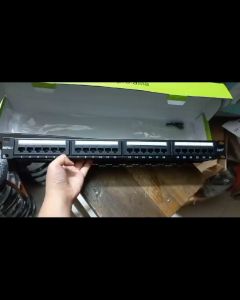 Patch Panel 24 Port Cat6 UTP Cat 6 loaded 24 Port