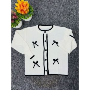 Keiko Cardigan Rajut Anak Pita Premium Atasan Anak Perempuan