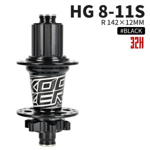 Bicycle Hubs KOOZER XM490 Mountain Bike Hubs 6 Pawl 72 Click 28 32 36H Holes HG SX NX 8-12 Speeds 26 27.5 29 Inches Rear Hubs
